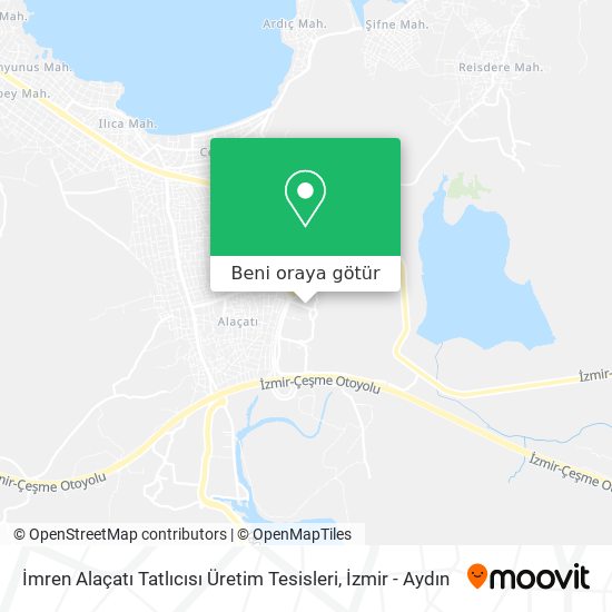 İmren Alaçatı Tatlıcısı Üretim Tesisleri harita