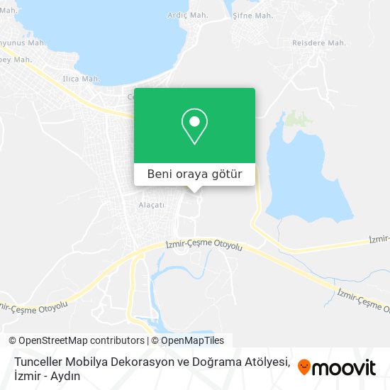 Tunceller Mobilya Dekorasyon ve Doğrama Atölyesi harita