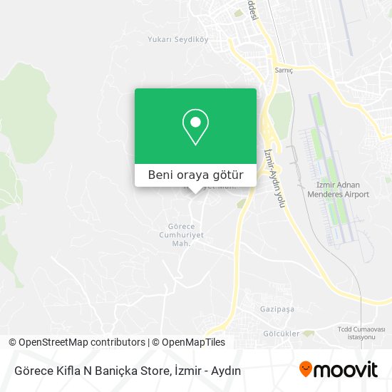 Görece Kifla N Baniçka Store harita