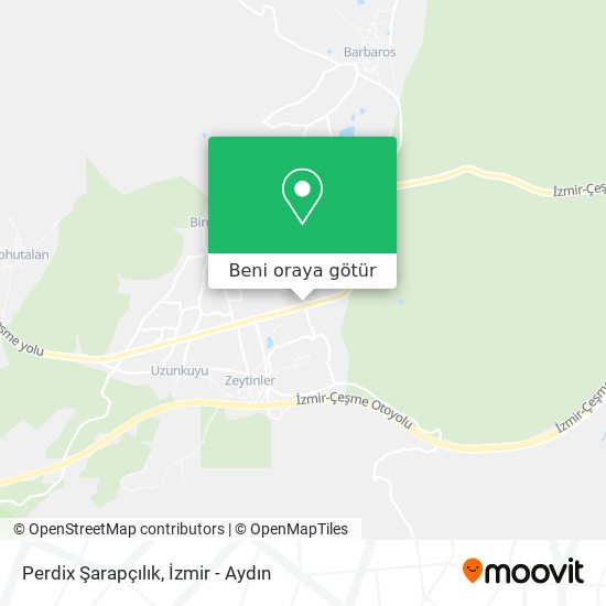 Perdix Şarapçılık harita
