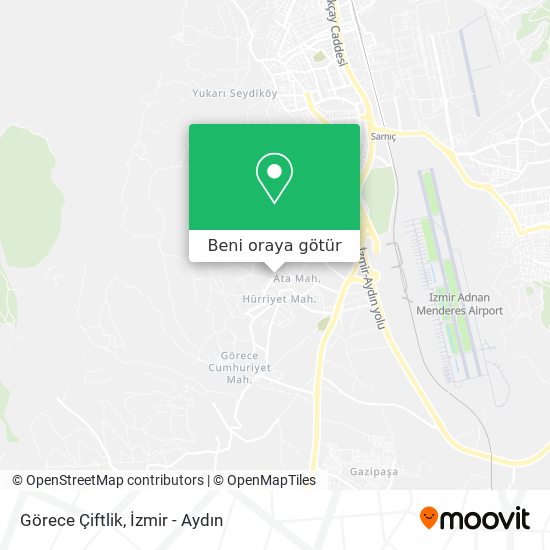Görece Çiftlik harita