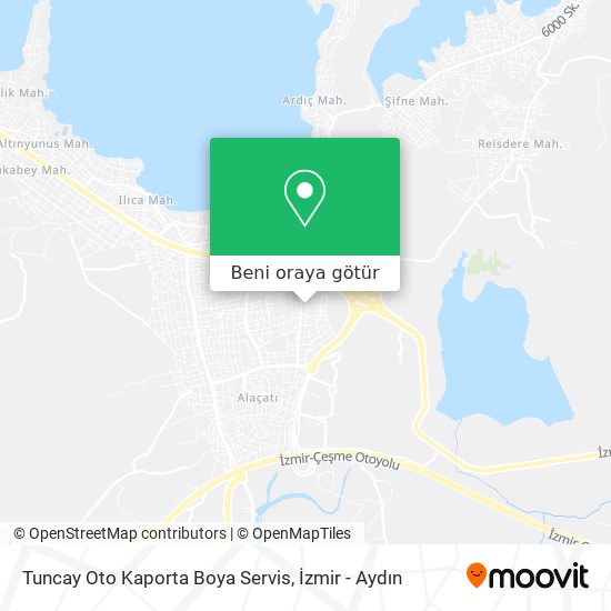 Tuncay Oto Kaporta Boya Servis harita