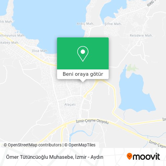 Ömer Tütüncüoğlu Muhasebe harita