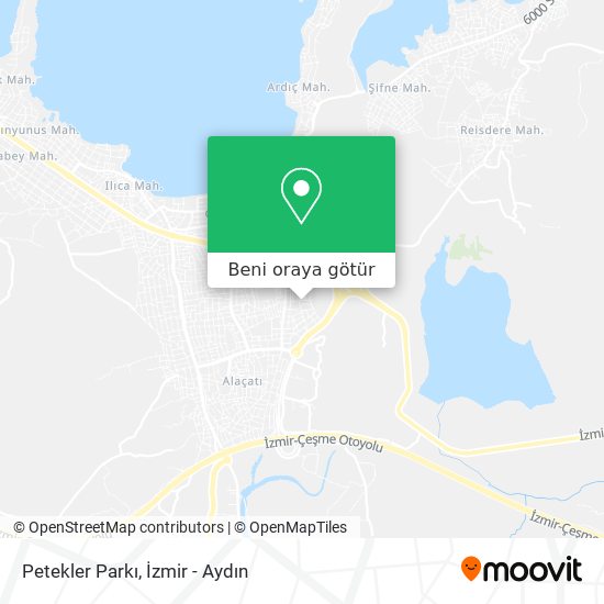 Petekler Parkı harita