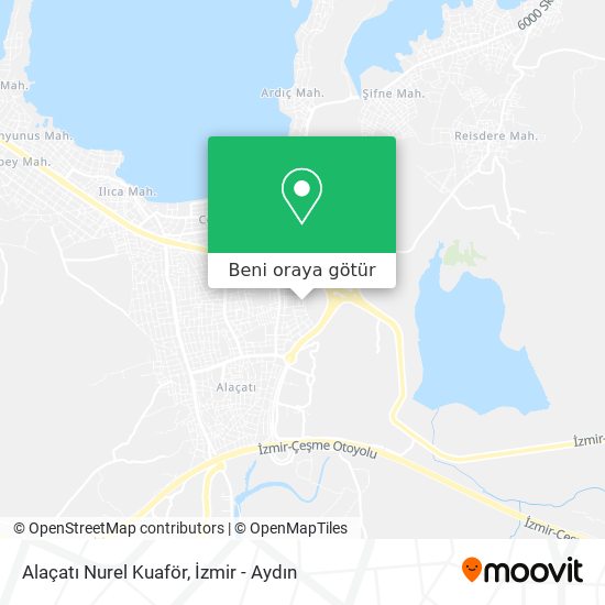 Alaçatı Nurel Kuaför harita