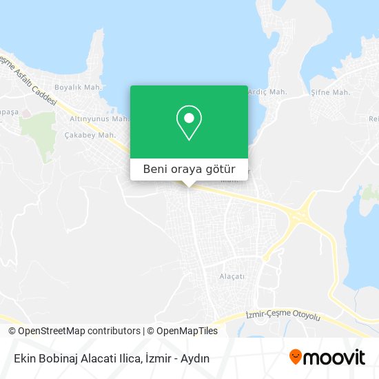 Ekin Bobinaj Alacati Ilica harita