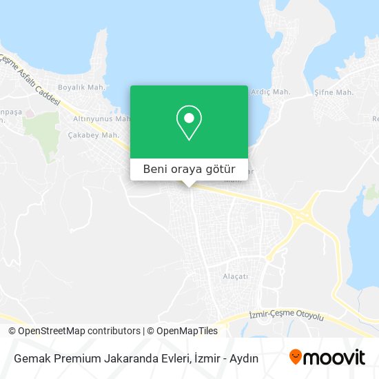 Gemak Premium Jakaranda Evleri harita