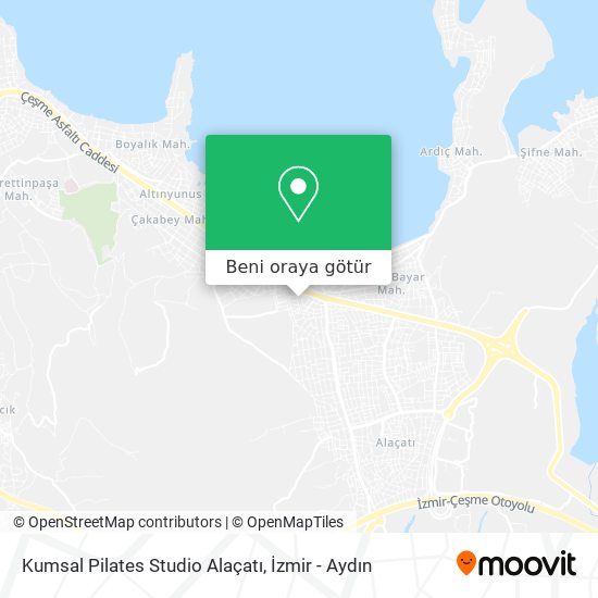 Kumsal Pilates Studio Alaçatı harita