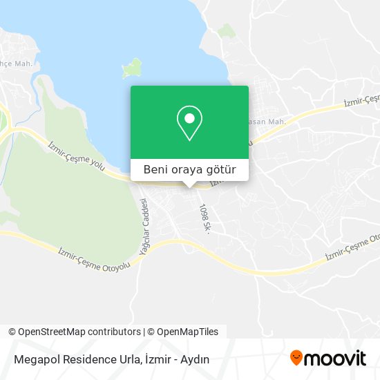 Megapol Residence Urla harita