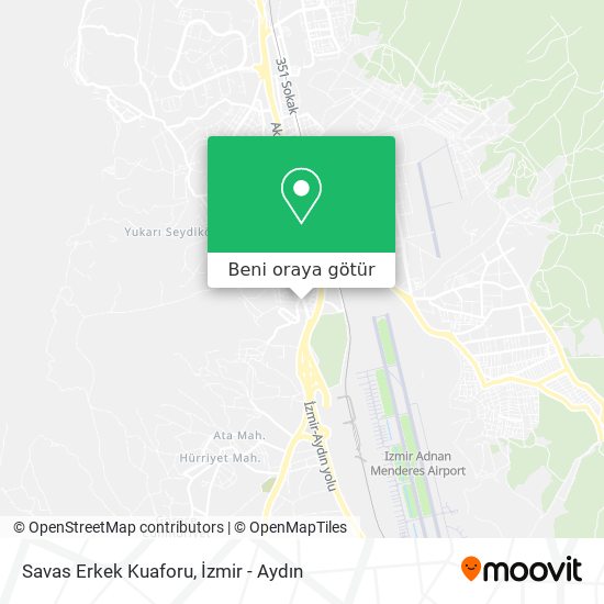 Savas Erkek Kuaforu harita