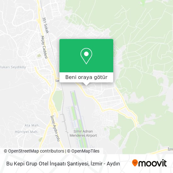 Bu Kepi Grup Otel İnşaatı Şantiyesi harita