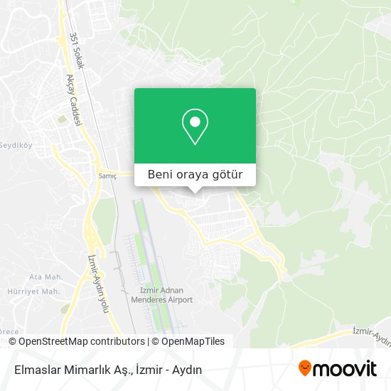 Elmaslar Mimarlık Aş. harita