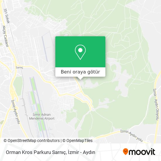 Orman Kros Parkuru Sarnıç harita