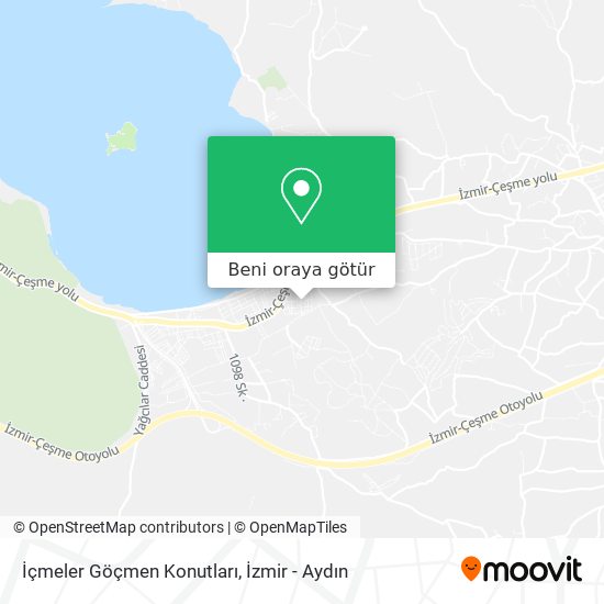 İçmeler Göçmen Konutları harita