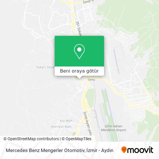 Mercedes Benz Mengerler Otomotiv harita