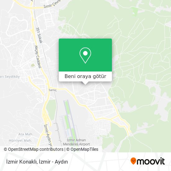 İzmir Konaklı harita