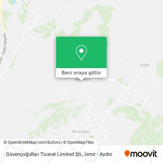 Güvençoğulları Ticaret Limited Şti. harita