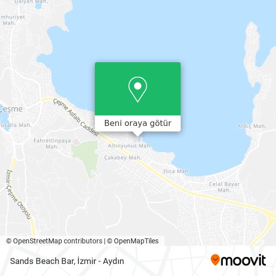 Sands Beach Bar harita