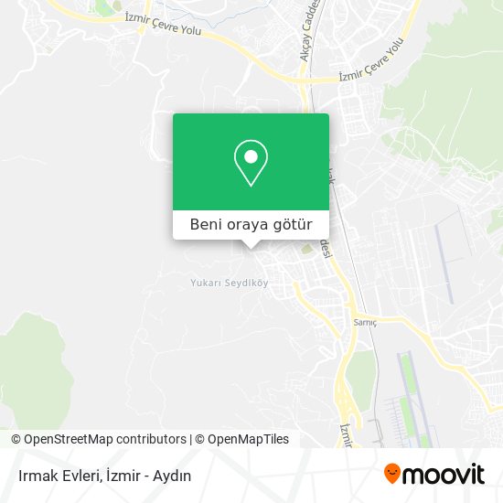 Irmak Evleri harita