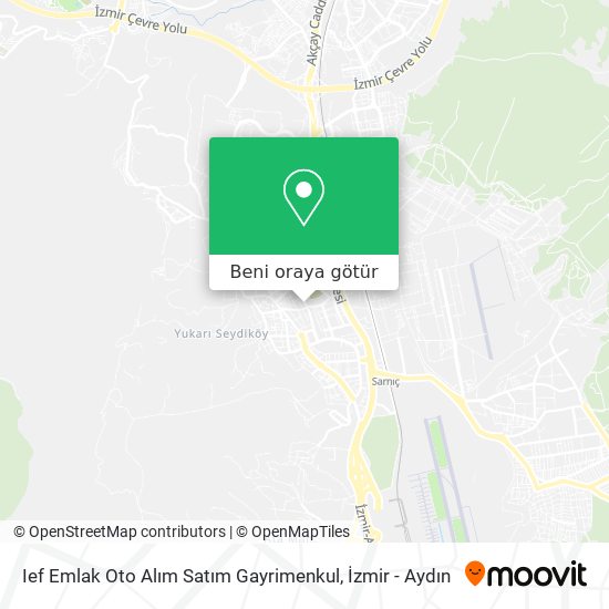 Ief Emlak Oto Alım Satım Gayrimenkul harita