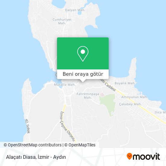 Alaçatı Diasa harita