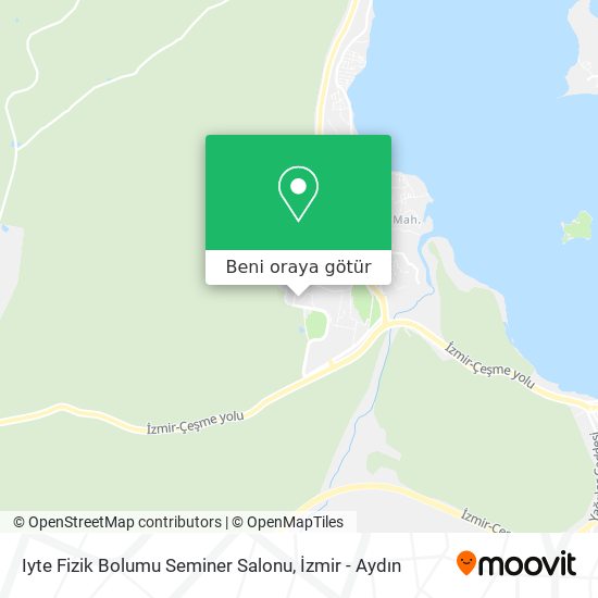 Iyte Fizik Bolumu Seminer Salonu harita