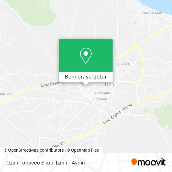 Ozan Tobacco Shop harita
