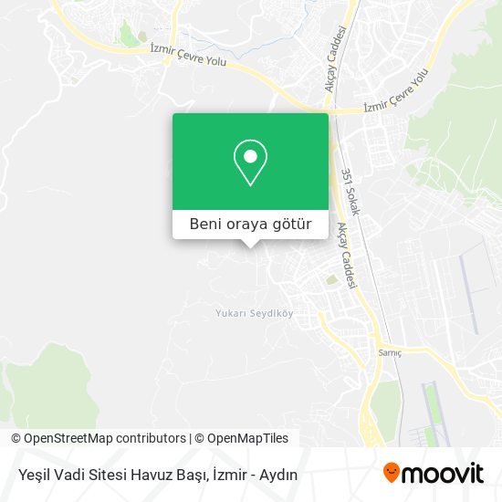 Yeşil Vadi Sitesi Havuz Başı harita