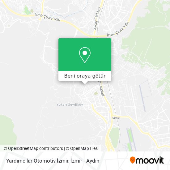 Yardımcılar Otomotiv İzmir harita