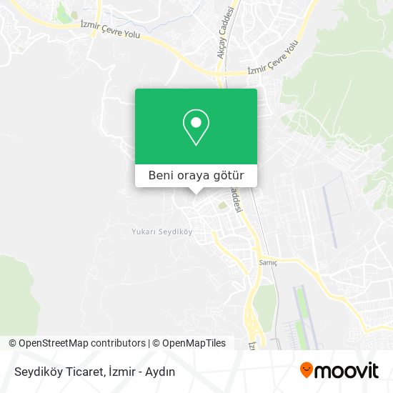 Seydiköy Ticaret harita