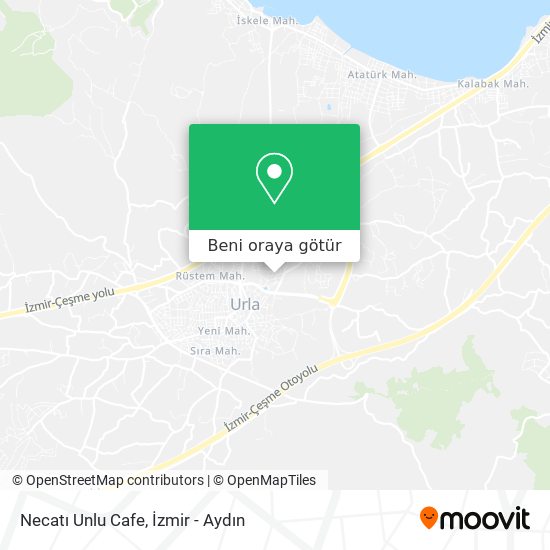 Necatı Unlu Cafe harita