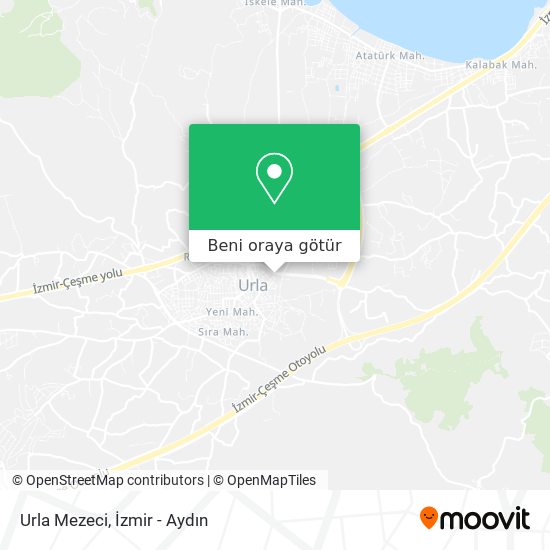 Urla Mezeci harita