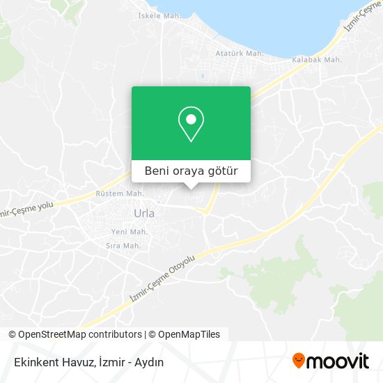 Ekinkent Havuz harita