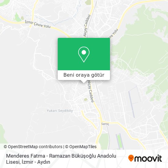 Menderes Fatma - Ramazan Büküşoğlu Anadolu Lisesi harita
