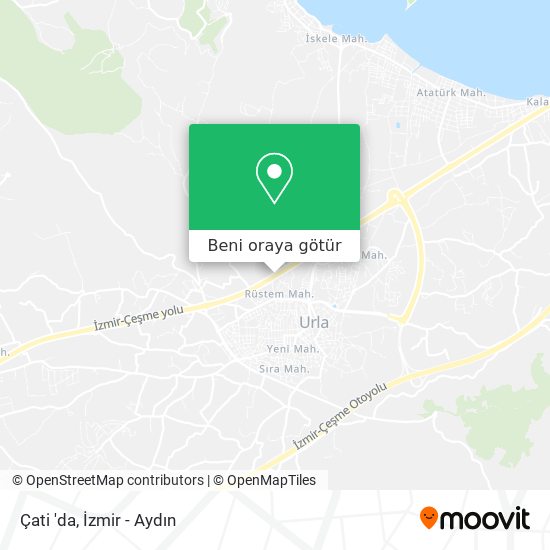 Çati 'da harita