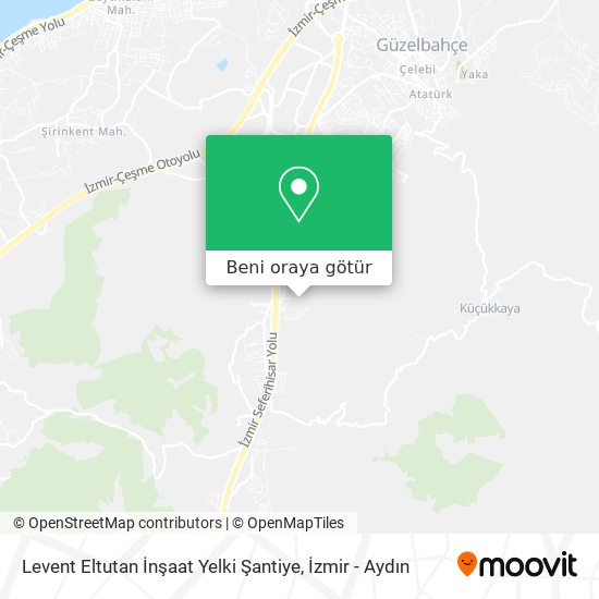 Levent Eltutan İnşaat Yelki Şantiye harita