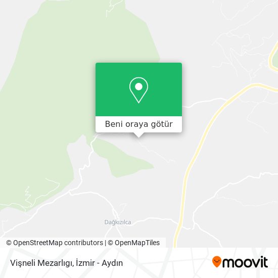 Vişneli Mezarlıgı harita