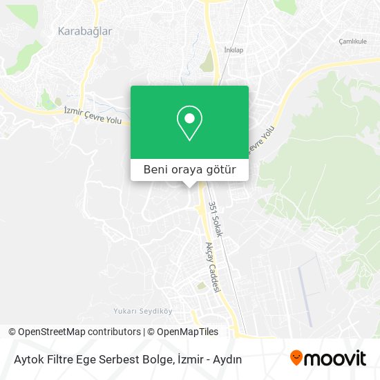 Aytok Filtre Ege Serbest Bolge harita