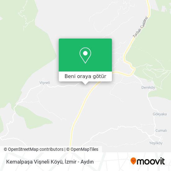 Kemalpaşa Vişneli Köyü harita