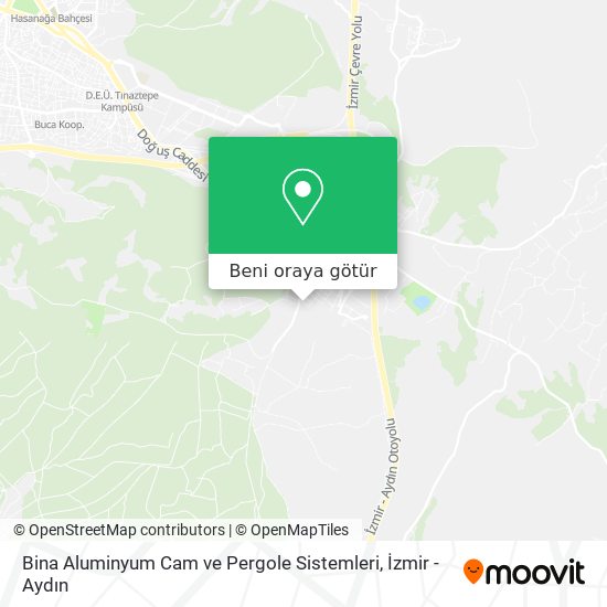Bina Aluminyum Cam ve Pergole Sistemleri harita