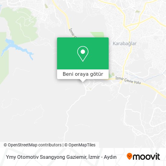 Ymy Otomotiv Ssangyong Gaziemir harita