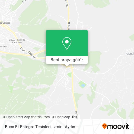 Buca Et Entegre Tesisleri harita
