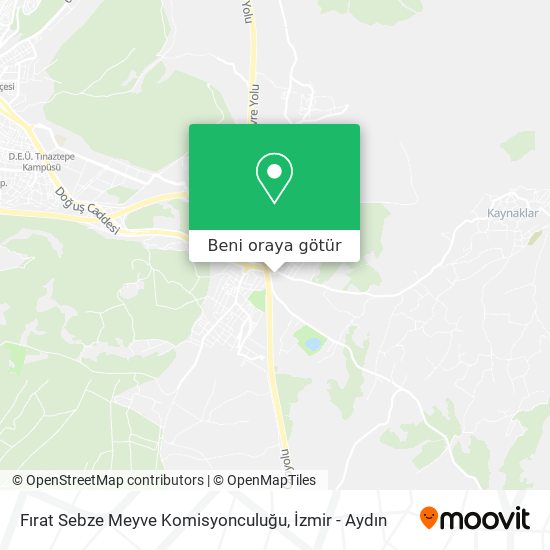Fırat Sebze Meyve Komisyonculuğu harita