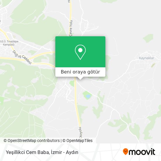 Yeşillikci Cem Baba harita