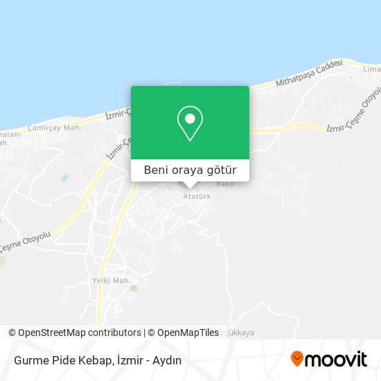 Gurme Pide Kebap harita
