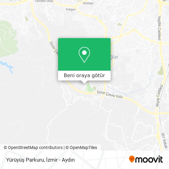 Yürüyüş Parkuru harita