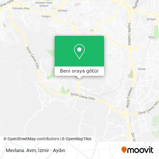 Mevlana. Avm harita
