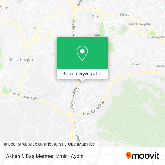 Akhan & Baş Mermer harita