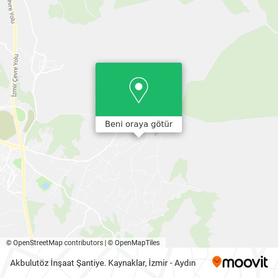 Akbulutöz İnşaat Şantiye. Kaynaklar harita