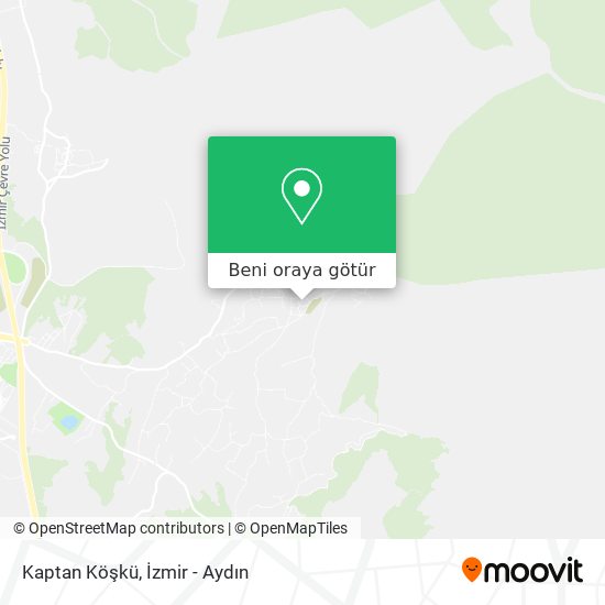 Kaptan Köşkü harita